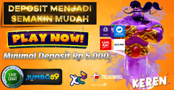 Situs Daftar Slot Online Deposit Via Pulsa 5000 Tanpa Potongan 24 Jam JUMBO89 | Web Judi Slot5000 Depo Pulsa Gacor